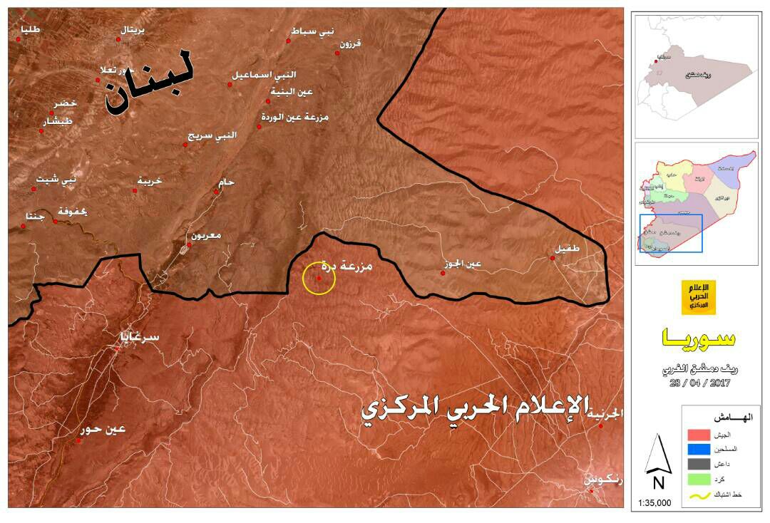 ورود رزمندگان مقاومت به مناطق اشغالی مرز لبنان/ بالا گرفتن دوئل داخلی تکفیری&zwnj;ها در غرب سوریه