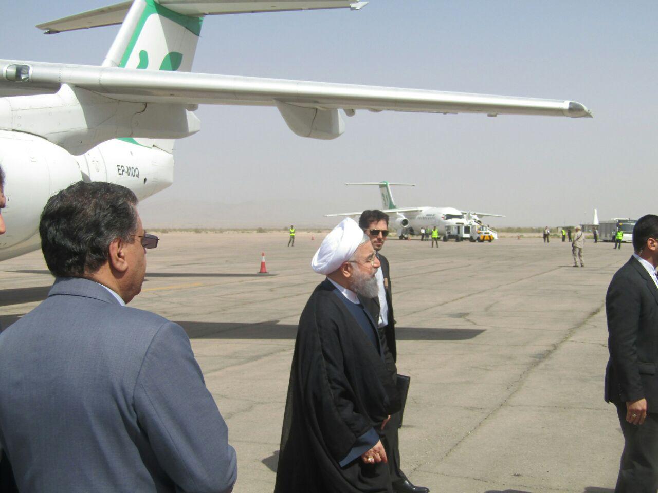 سفر رئیس جمهور به کرمان از نگاه دوربین