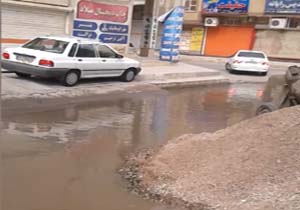 دریاچه فاضلاب در خیابان&zwnj;های اهواز + فیلم