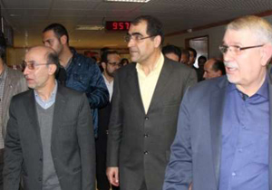 با حضور وزیر بهداشت طرح توسعه بیمارستان آیت الله کاشانی اصفهان افتتاح شد