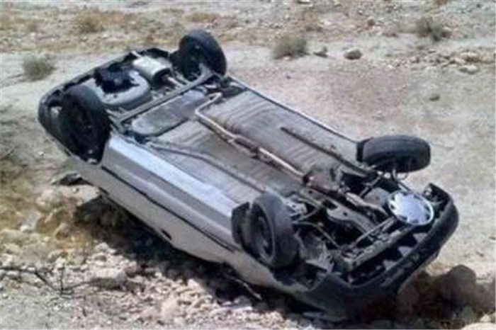 یک کشته در واژگونی خودرو پراید