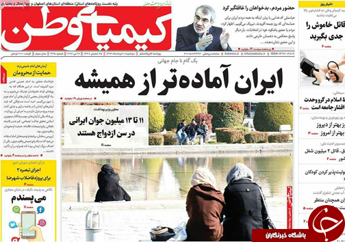 صفحه نخست روزنامه های استان&zwnj; اصفهان دوشنبه 1 خرداد ماه