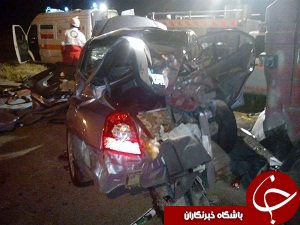 یک کشته و 4 مصدوم در سانحه تصادف هیوندا آوانته