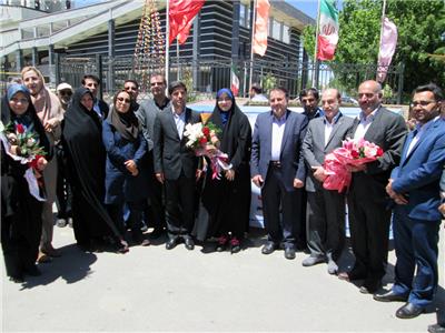 استقبال جامعه ورزش همدان از دارنده مدال برنز بازی های کشورهای اسلامی