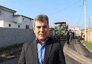 پایان مرمت راه روستایی در آق قلا