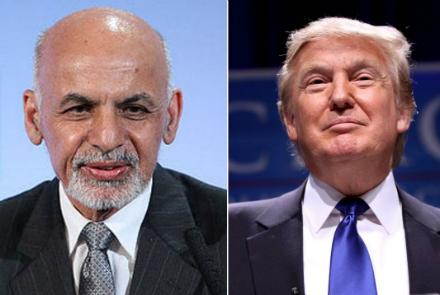 ترامپ با غنی دربارۀ جنگ با هراس&zwnj;افگنی دیدار و گفت&zwnj;وگو کرد