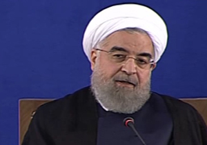 روحانی: واکنش روحانی در برابر اظهارات مداخله جویانه وزیر خارجه آمریکا + فیلم