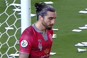 گل اول پرسپولیس به لخویا + فیلم