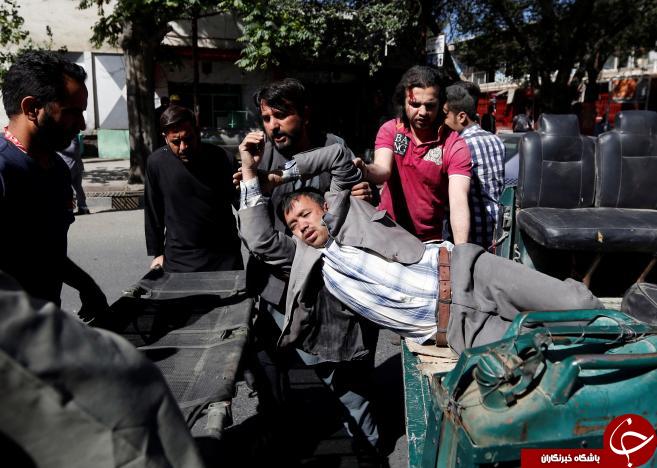 90 کشته در پی انفجار قوی نزدیک سفارت&zwnj;خانه&zwnj;های خارجی و دفتر خبرگزاری صدا و سیمای ایران در کابل+ تصاویر و فیلم