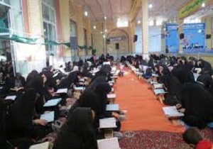 برگزاری مراسم جزءخوانی قرآن کریم در حسینیه بیجار
