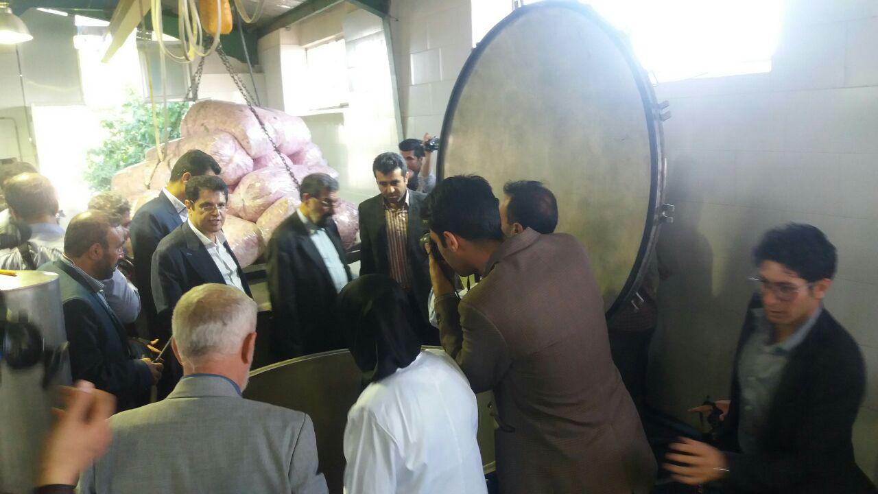 افتتاح کارخانه گلاب در بردسیر