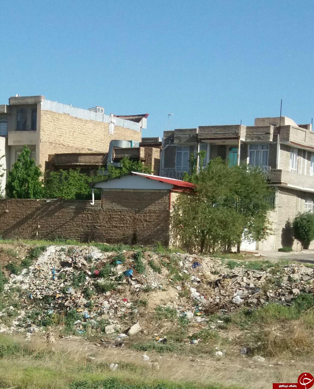 دپوی زباله در معابر شهر + تصاویر