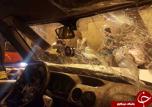 دو مجروح در برخورد 3 خودرو در زیر گذر زند