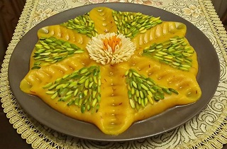 طرز تهیه حلوا با آرد برنج مناسب افطار