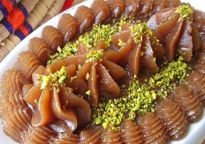 مراحل تزیین خلاقانه حلوا با قاشق