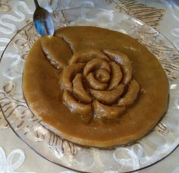مراحل تزیین خلاقانه حلوا با قاشق