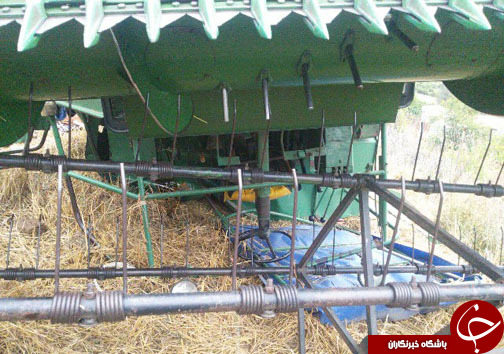 واژگونی كمباين يک مصدوم بر جای گذاشت