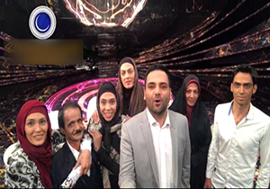 سلفی احسان عليخانى با خانواده منصوريان + فیلم