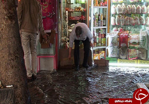 باران و تگرگ شدید تعجب تبریزی ها را برانگیخت / آبگرفتگی برخی معابر