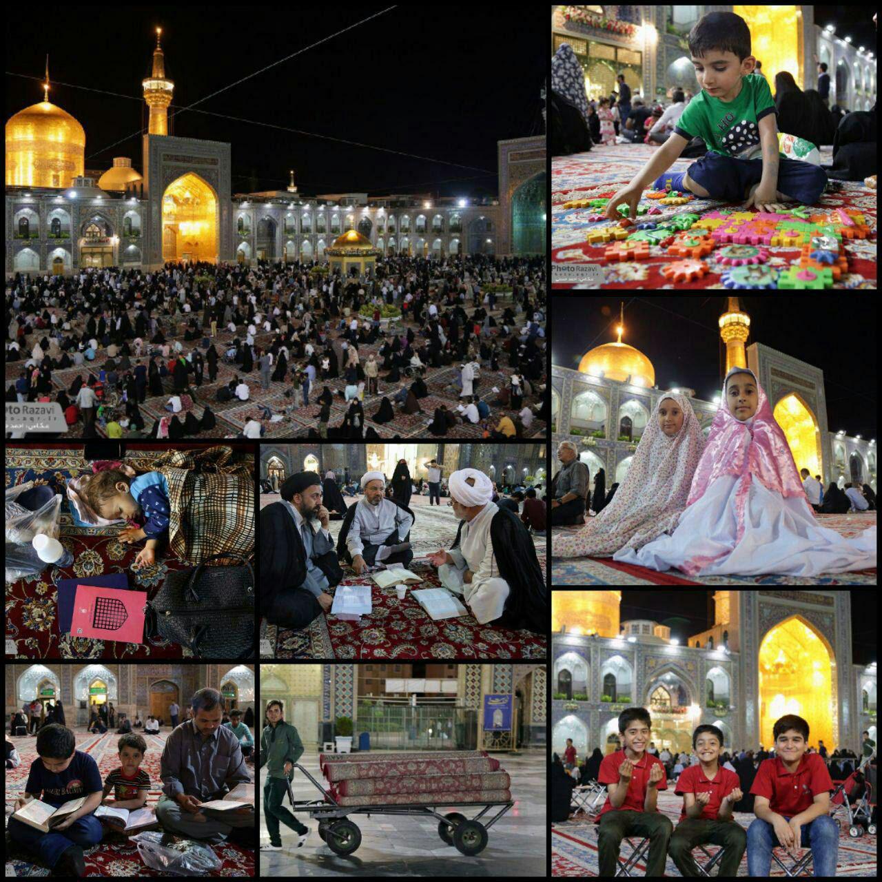 سحرهای دلنشین در حرم امام رضا(ع)+ عکس