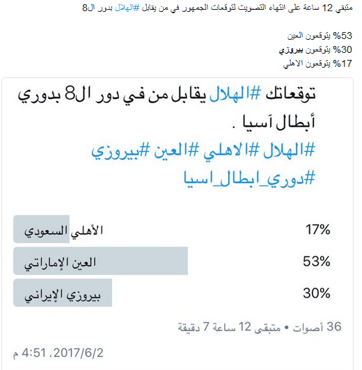 هواداران الهلال بازی با العین را به پرسپولیس ترجیح می دهند+عکس