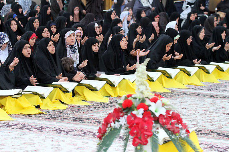 اجرای برنامه&zwnj;های قرآنی حرم رضوی در ماه مبارک رمضان +تصاویر