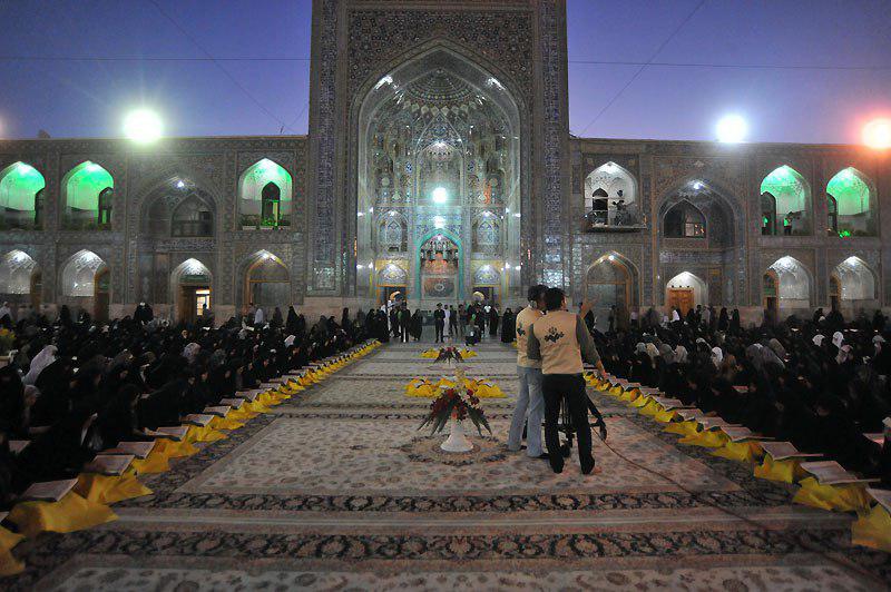 اجرای برنامه&zwnj;های قرآنی حرم رضوی در ماه مبارک رمضان +تصاویر
