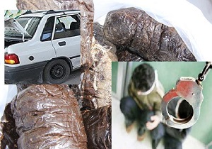 کشف 5 کیلوگرم مواد مخدر از نوع تریاک از یک دستگاه خودرو