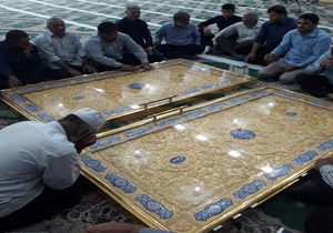 از قطعات درب سرداب غیبت امام زمان رونمایی می‌شود