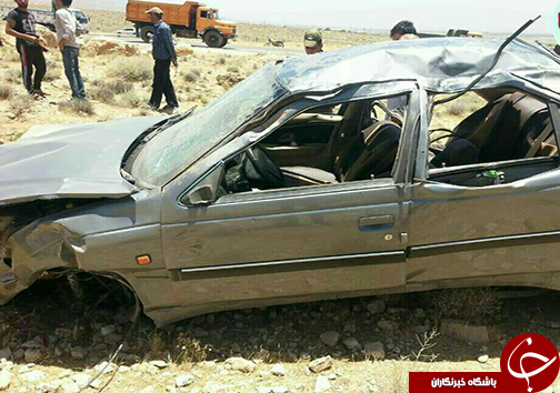 2 کشته و زخمی در واژگونی پژو پارس
