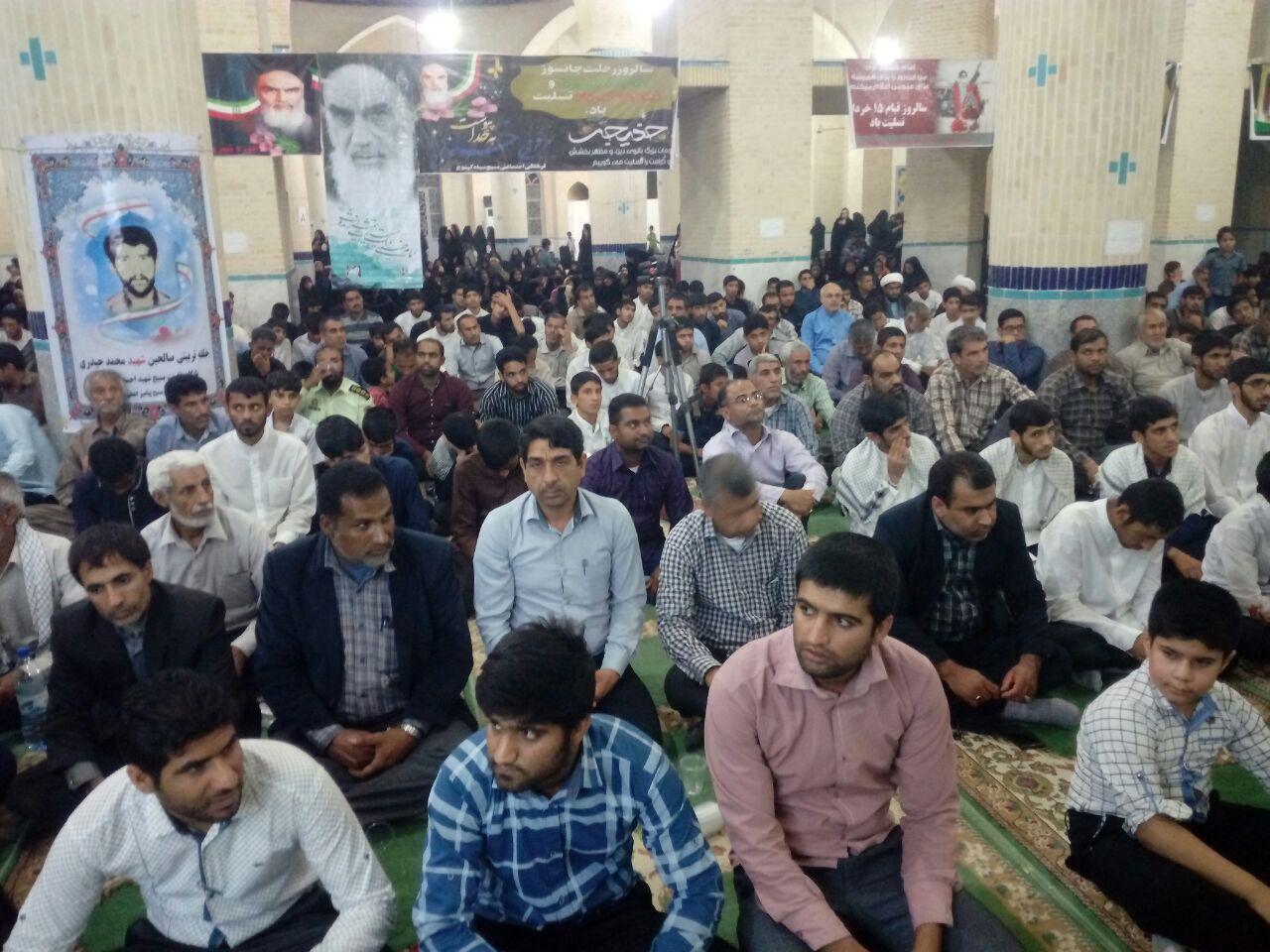 اجتماع بزرگ مدافعان حرم در شهرستان کهنوج