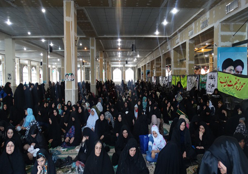حضور بانوان لرستانی در مراسم سالگرد ارتحال معمار کبیر انقلاب اسلامی از نگاه دوربین