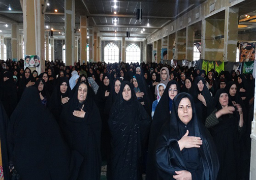 حضور بانوان لرستانی در مراسم سالگرد ارتحال معمار کبیر انقلاب اسلامی از نگاه دوربین