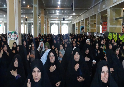حضور بانوان لرستانی در مراسم سالگرد ارتحال معمار کبیر انقلاب اسلامی از نگاه دوربین