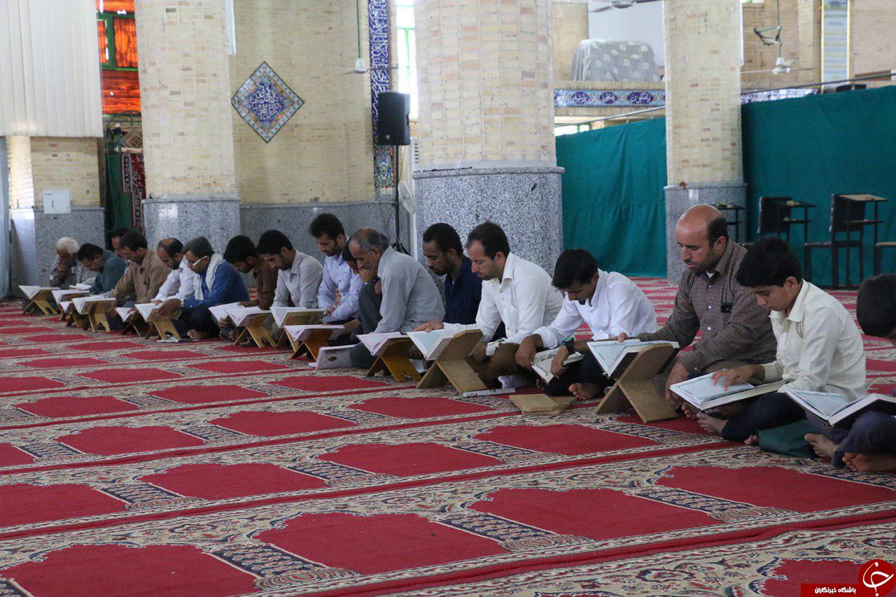مراسم ترتیل خوانی قرآن کریم در هشتبندی + تصاویر