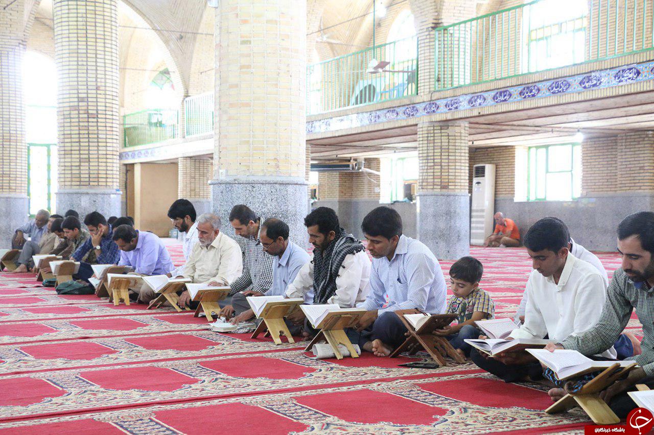 مراسم ترتیل خوانی قرآن کریم در هشتبندی + تصاویر
