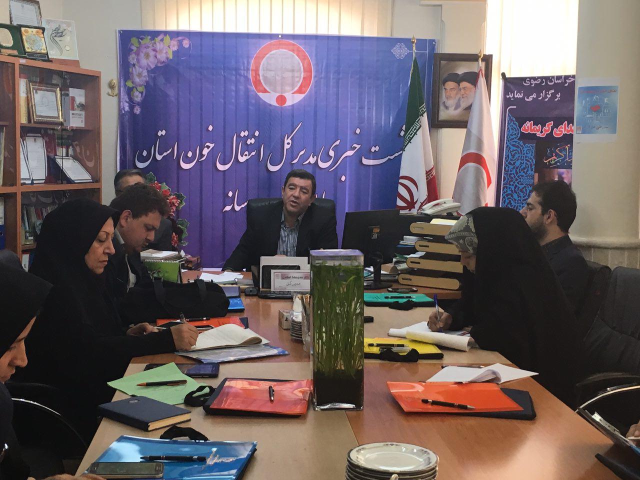 خراسان رضوی جزو ٣ تولید کننده اصلی فرآورده‌های خونی