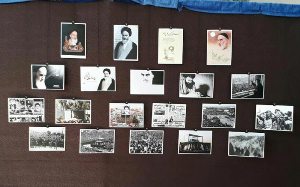 برپایی نمایشگاه کتاب و عکس امام خمینی (ره)