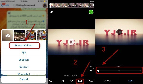 چگونه حجم فیلم ها را در تلگرام کاهش دهیم؟// در حال کار