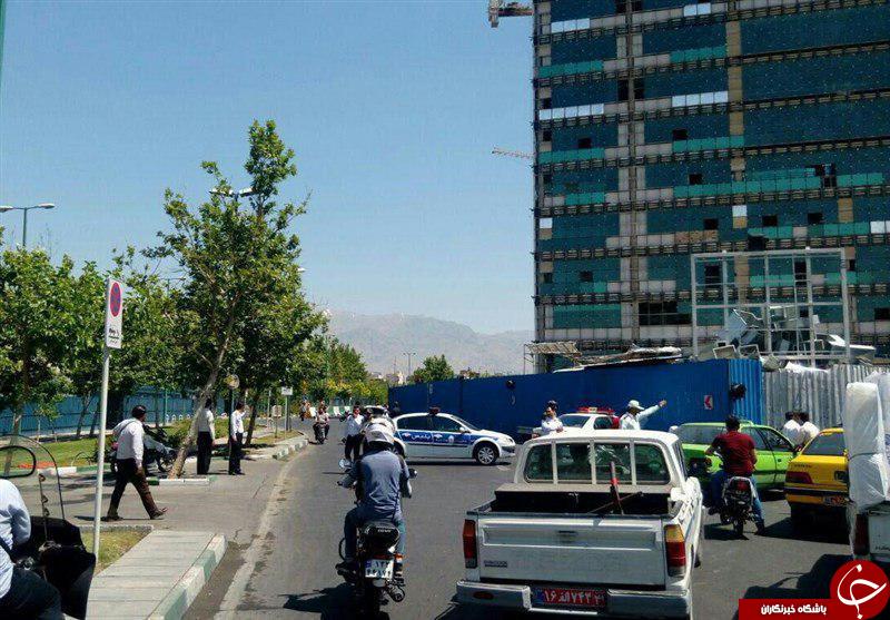 اولین تصاویر از خیابان های اطراف مجلس پس از تیراندازی!