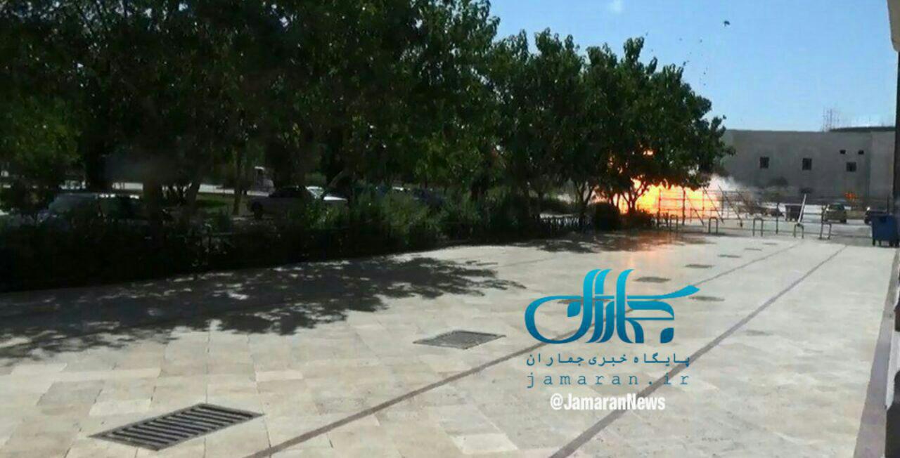لحظه انفجار انتحاری در حرم امام(ره) +تصاویر