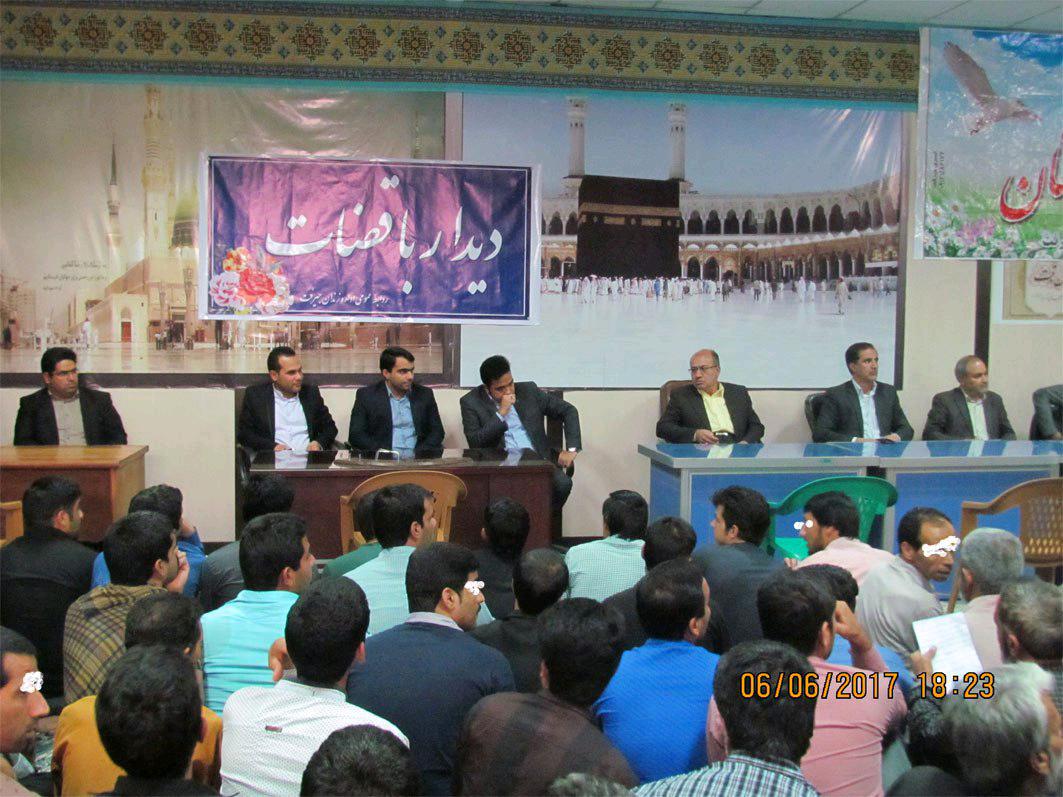 حضور 21 نفر از مراجع قضایی در زندان جیرفت