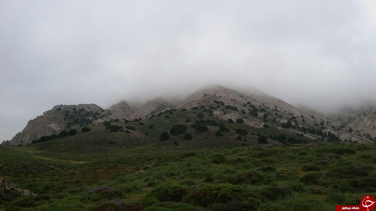 نمایی از طبیعت بکر کوه&zwnj;های هزار در مشهد + تصاویر