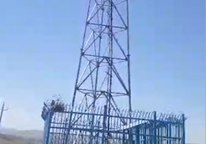 دکل مخابرات در روستای باقرآباد بلااستفاده مانده است + فیلم