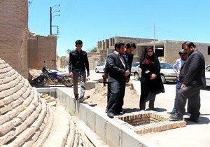 تغییر کاربری آب آنبار قدیمی قلعه بافق