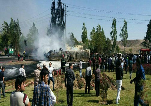 دو کشته در انفجار تانکر سوخت