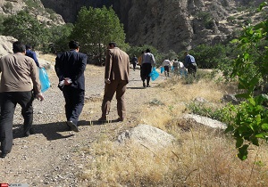 پاکسازی منطقه حفاظت شده بیستون
