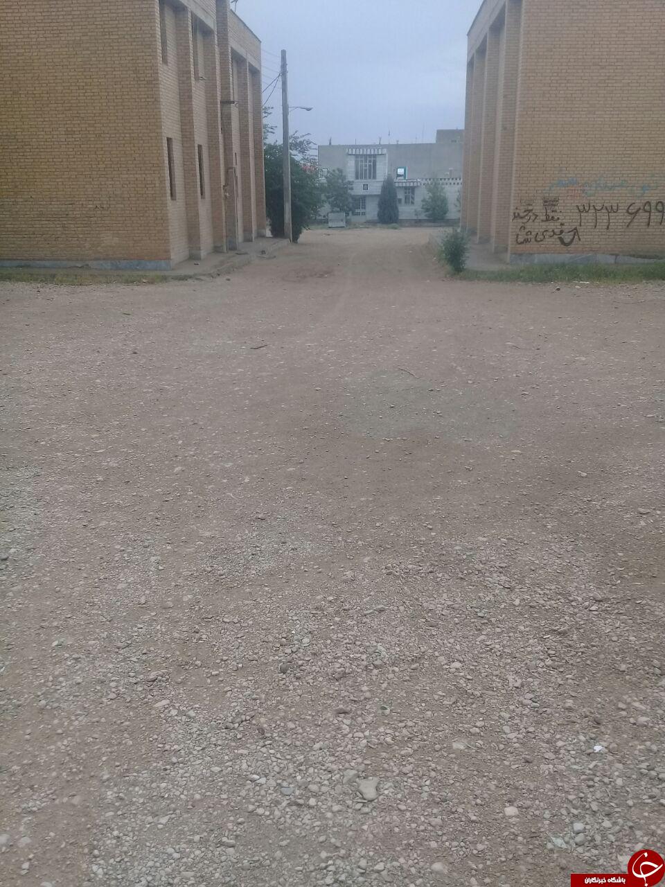 کمبود روکش آسفالت در کوچه&zwnj;های شاهرود + تصاویر