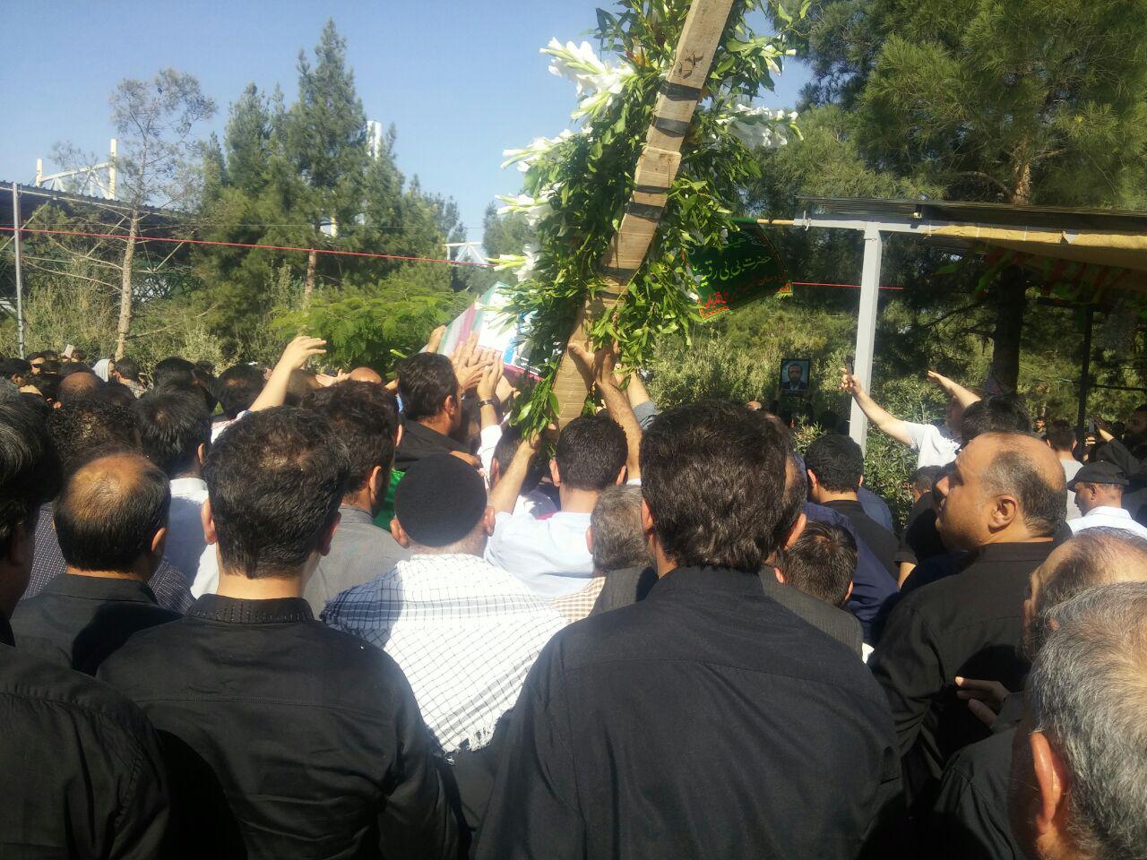 شهید امدادی از شهدای ترور در قطعه 50 بهشت زهرا (س) آرام گرفت