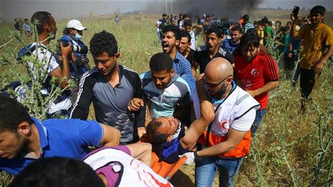 تظاهرات مردم غزه علیه سفر ترامپ به فلسطین اشغالی